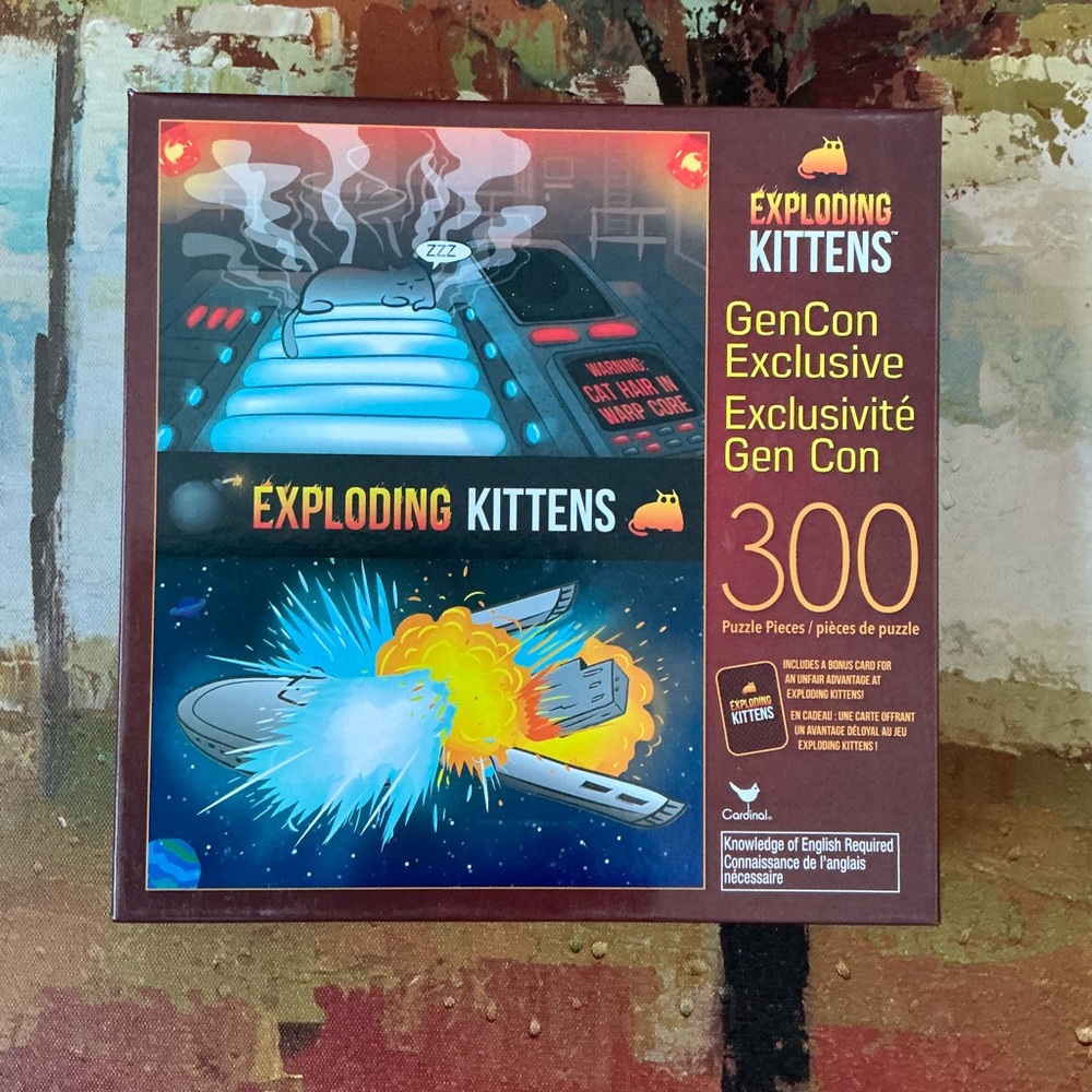 SEALED BRAND NEW PUZZLE - Exlpoding Kittens 2